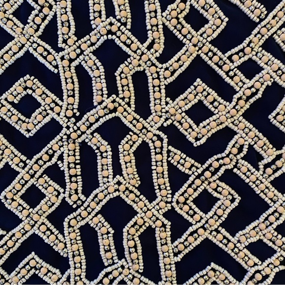 Parker Beaded Silk top size S - Picture 6 of 14